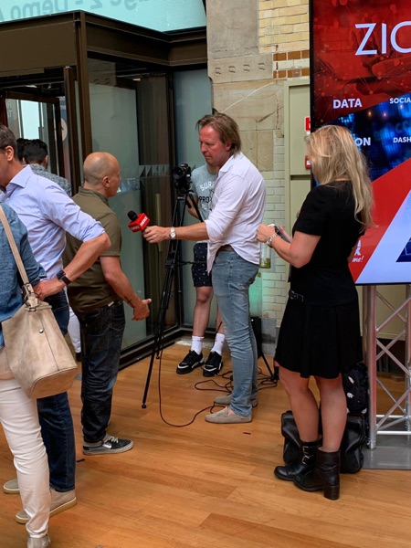 Emerce interview door Hans Voorn in de Beurs van Berlage